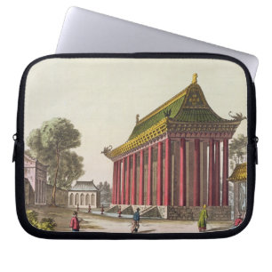 The 'European Palace' at Yuen-Ming-Yuan, illustrat Laptop Sleeve
