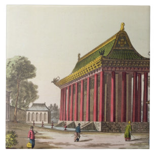 The 'European Palace' at Yuen-Ming-Yuan, illustrat Tile