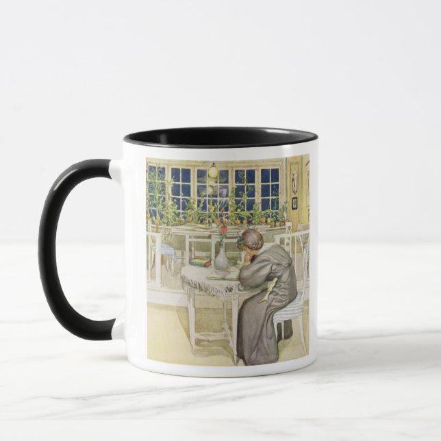 The Evening Before the Journey to England - Study Mug (Left)