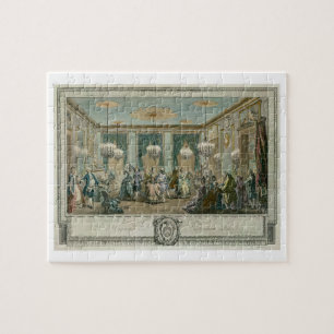 The Evening Dress Ball at the House of Monsieur Vi Jigsaw Puzzle