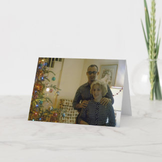 The Evergare's First X-But Holiday Card