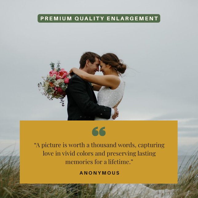 The "Everlasting Vow" Print | Custom 8x10  (Don't let your wedding stay on a hard drive.)