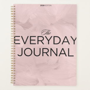 "The EVERYDAY JOURNAL"   Modern Minimalist Brush Planner