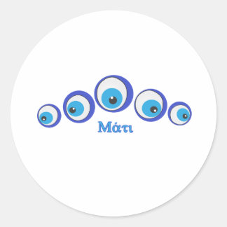 The Evil Eye Classic Round Sticker