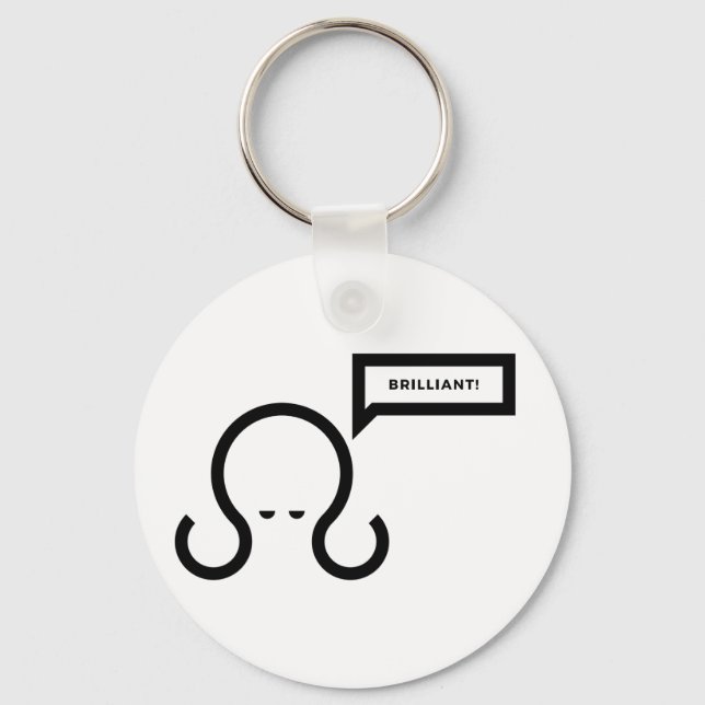 The Evil Squid Key Ring (Front)