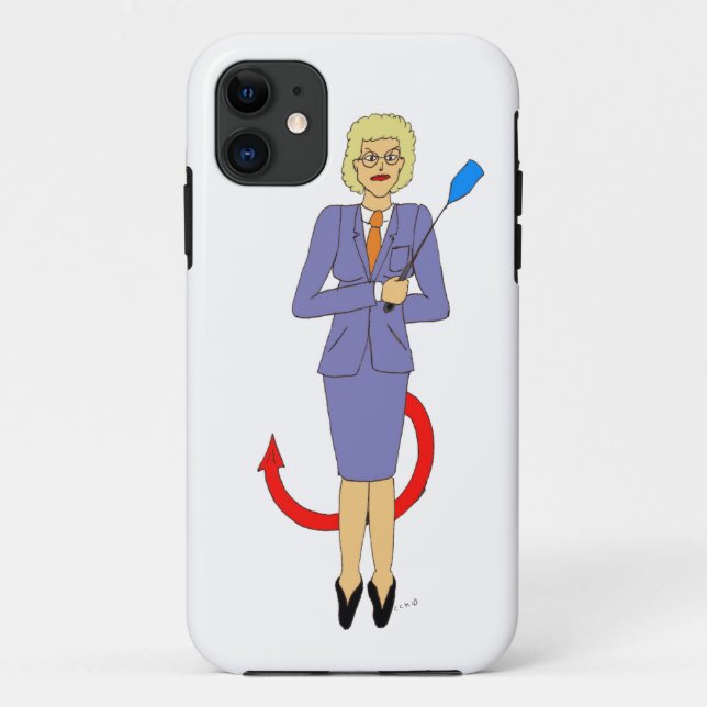 The Evil Teacher   Case-Mate iPhone Case (Back)