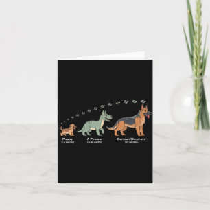 The Evolution Of A German Shepherd - Dog Owner Pet Card
