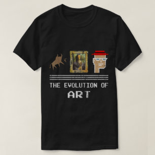 The Evolution of Art Funny NFT Design T-Shirt