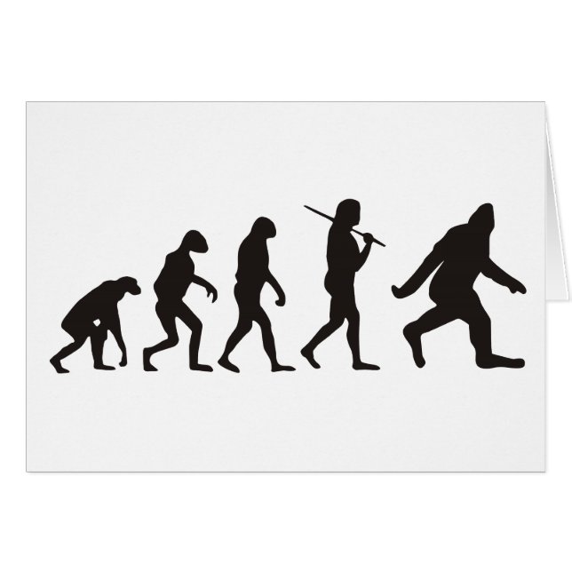 The Evolution Of Bigfoot (Front Horizontal)