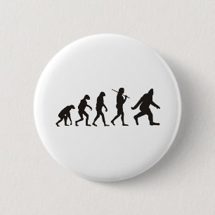 The Evolution Of Bigfoot 6 Cm Round Badge