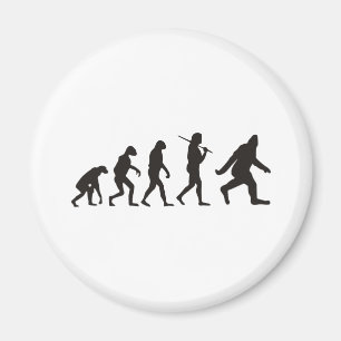 The Evolution Of Bigfoot Magnet