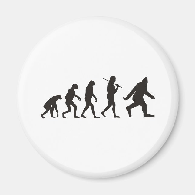 The Evolution Of Bigfoot Magnet (Front)