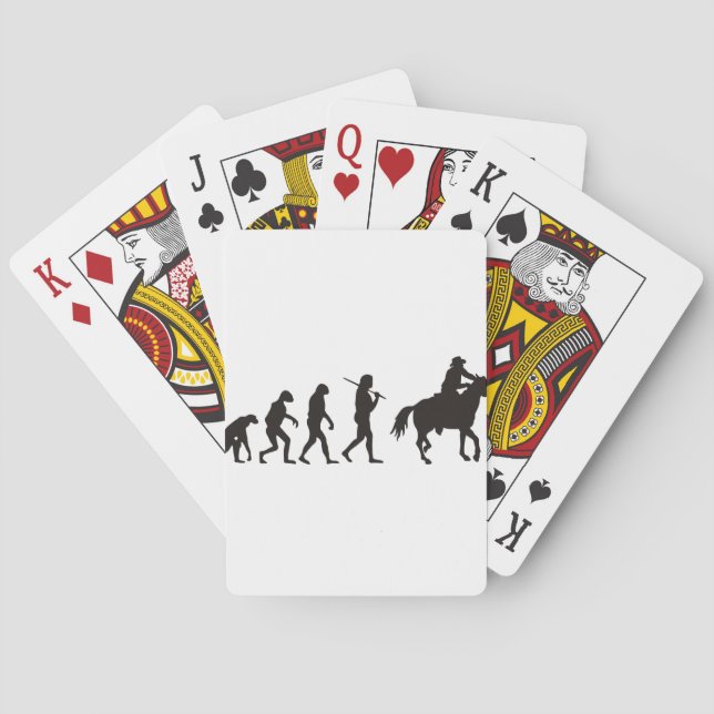 The Evolution Of Cowboy Playing Cards (Back)