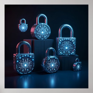 The Evolution of High-Tech Security AI Poster
