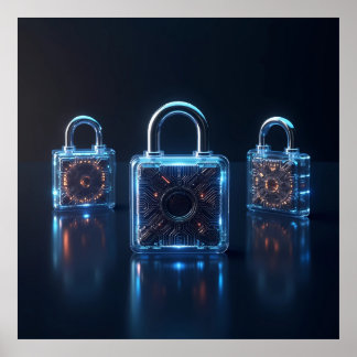 The Evolution of High-Tech Security AI Poster