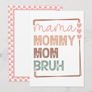 The Evolution of Mum: From Mama to Bruh Holiday Card