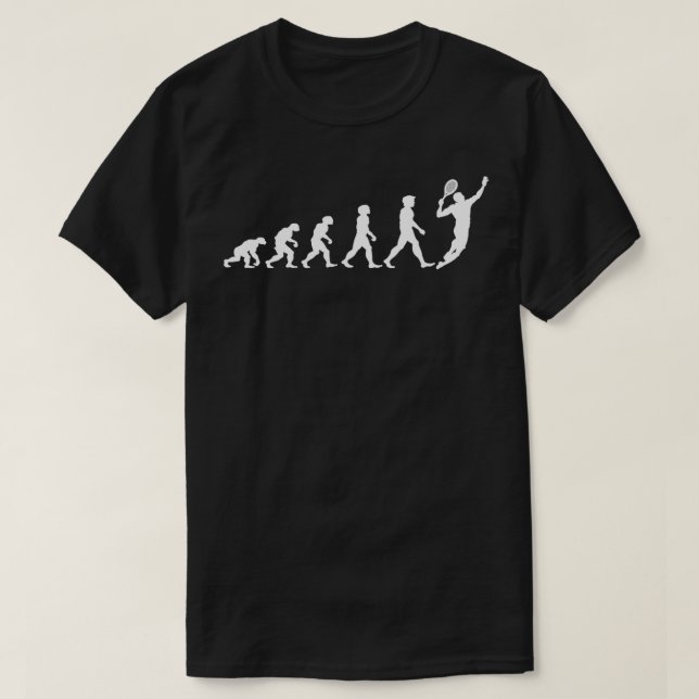 The Evolution Of Tennis  Gift Man s s  T-Shirt (Design Front)