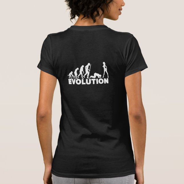 The Evolution of Women's Rule T-Shirt (Back)