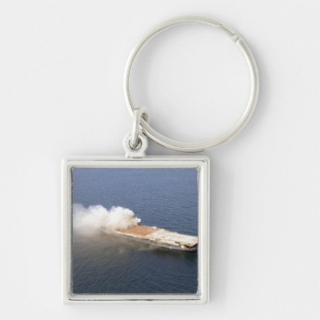 The ex-Oriskany, a decommissioned aircraft carr Key Ring (Front)