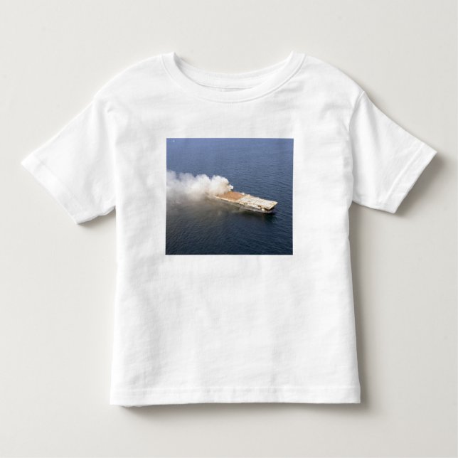 The ex-Oriskany, a decommissioned aircraft carr Toddler T-Shirt (Front)