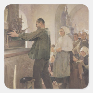 The Ex Voto, 1898 Square Sticker