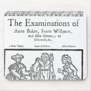 The Examinations of Anne Baker, Joanne Willimot Mouse Pad