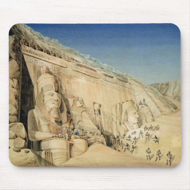 The Excavation of the Great Temple of Ramesses II, Mouse Pad (Front)