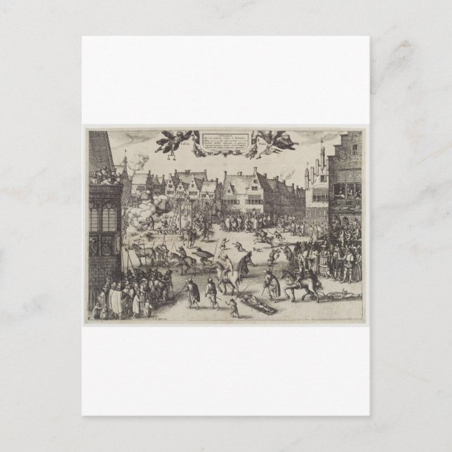 The Execution of Guy Fawkes Postcard (Front)