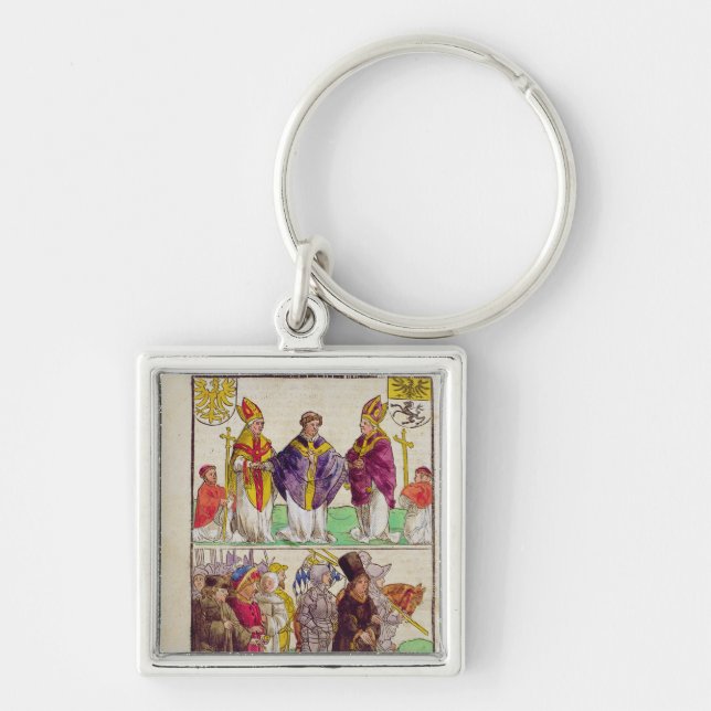 The execution of Jan Hus Key Ring (Front)