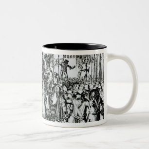 The Execution of the Duke of Monmouth Two-Tone Coffee Mug