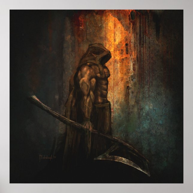 The executioner - Fantasy art print (Front)