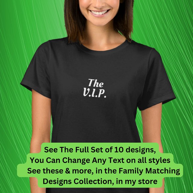 The Executive Producer, VIP Matching Music Family T-Shirt (Creator Uploaded)