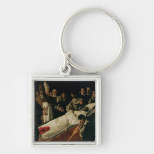 The Exhibition of the Body of St. Bonaventure Key Ring