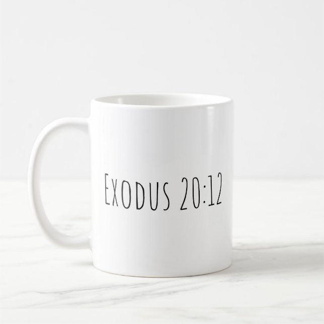 The Exodus 20:12 Mug (Left)