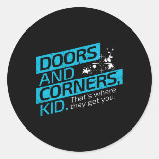 The Expanse Doors And Corners Classic Round Sticker