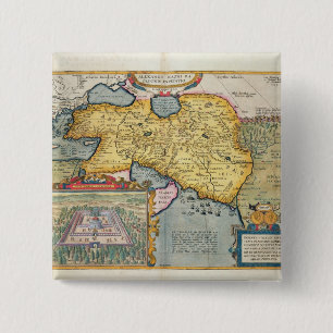 The Expedition of Alexander the Great 15 Cm Square Badge