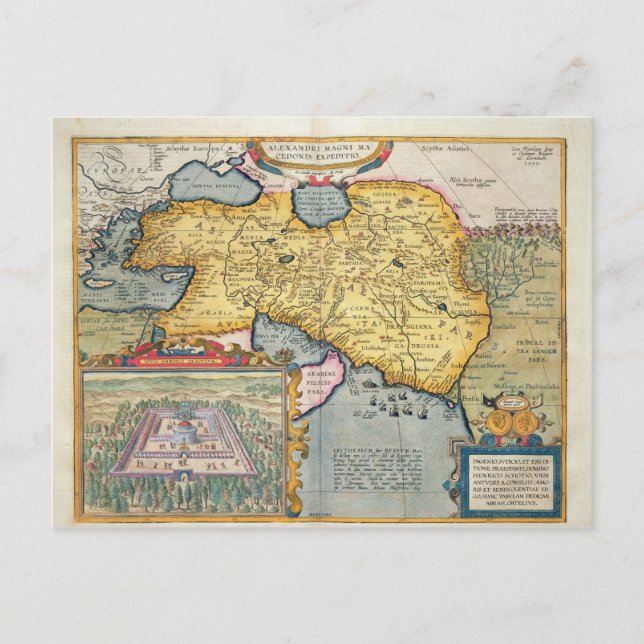 The Expedition of Alexander the Great Postcard (Front)