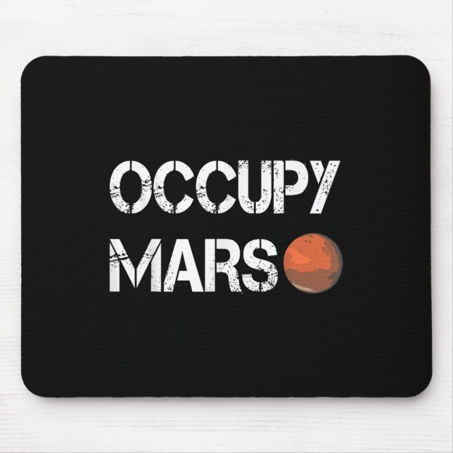 The Explorer Occupy Mars Space  Mouse Pad (Front)