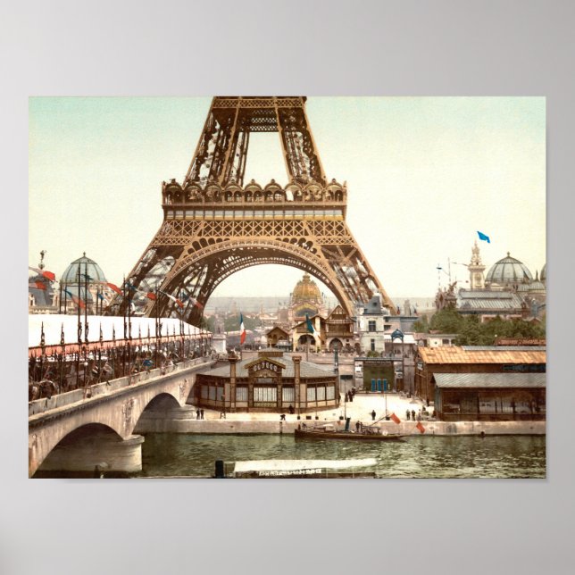 The Exposition Universelle - 1900 - Eiffel Tower Poster (Front)