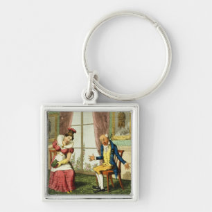 The Expostulation, pub. by G. Humphrey, 1821 (colo Key Ring