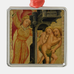 The Expulsion from the Garden of Paradise Metal Ornament