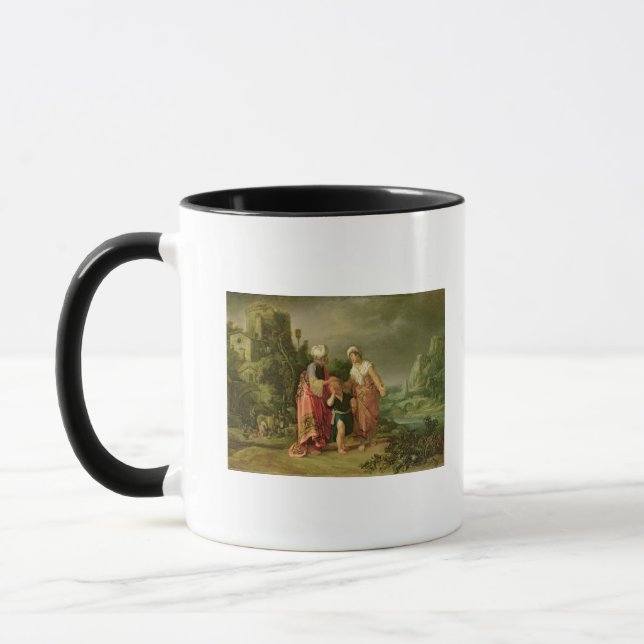 The Expulsion of Hagar, 1612 Mug (Left)