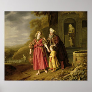 The Expulsion of Hagar and Ishmael, c.1644 Poster