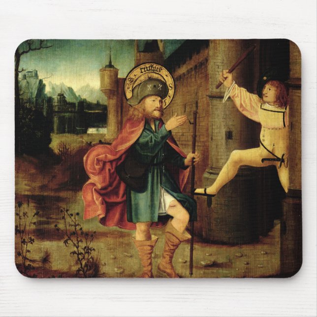 The Expulsion of Saint Roch from Rome Mouse Pad (Front)