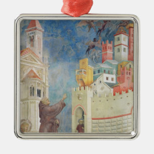 The Expulsion of the Devils from Arezzo, 1297-99 Metal Tree Decoration