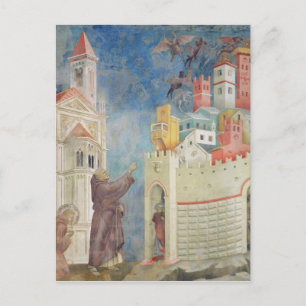 The Expulsion of the Devils from Arezzo, 1297-99 Postcard