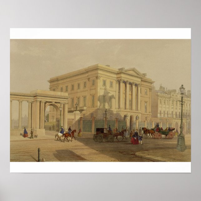 The Exterior of Apsley House, 1853, by J. Dillon ( Poster (Front)