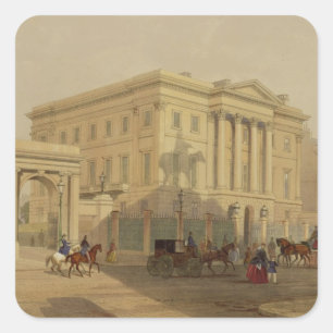 The Exterior of Apsley House, 1853, by J. Dillon ( Square Sticker