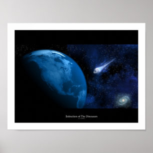 The Extinction Of The Dinosaurs Poster