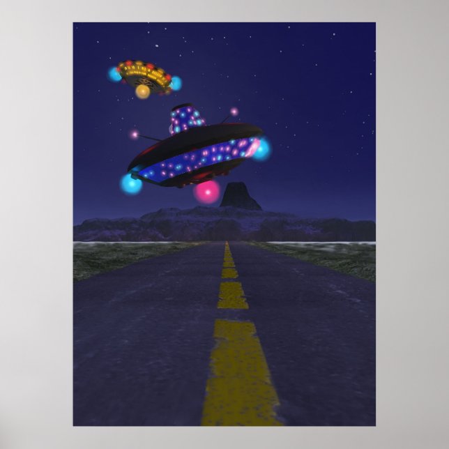 The Extraterestrial Highway Print (Front)